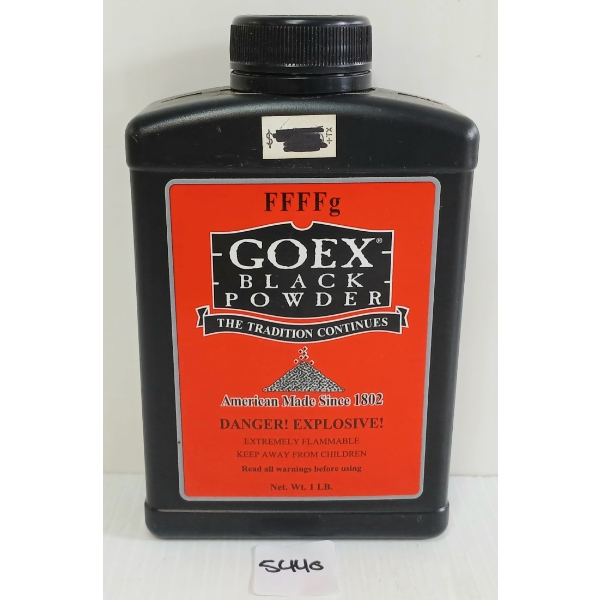 POWDER: GOEX BLACK POWDER FFFFG - APPROX .45LBS 