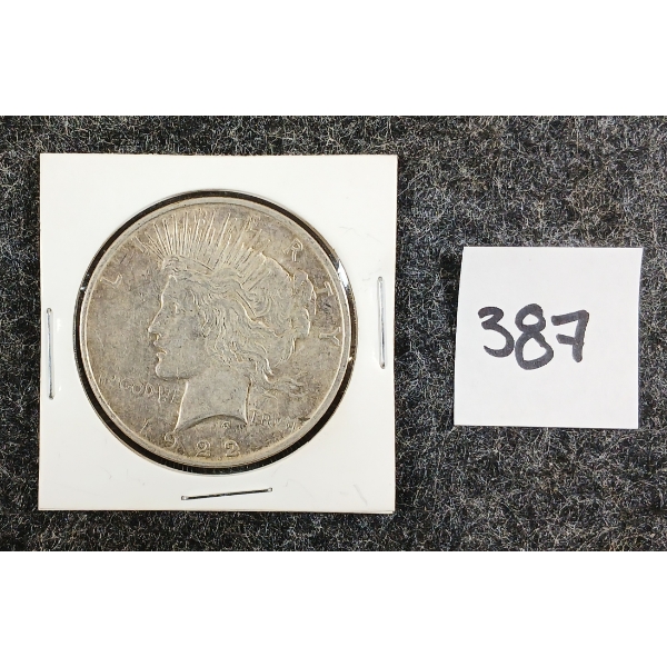 1922 U.S. SILVER PEACE DOLLAR 