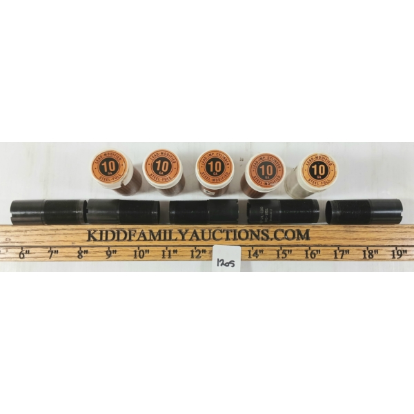 LOT OF 5 - BROWNING 10GA CHOKE TUBES