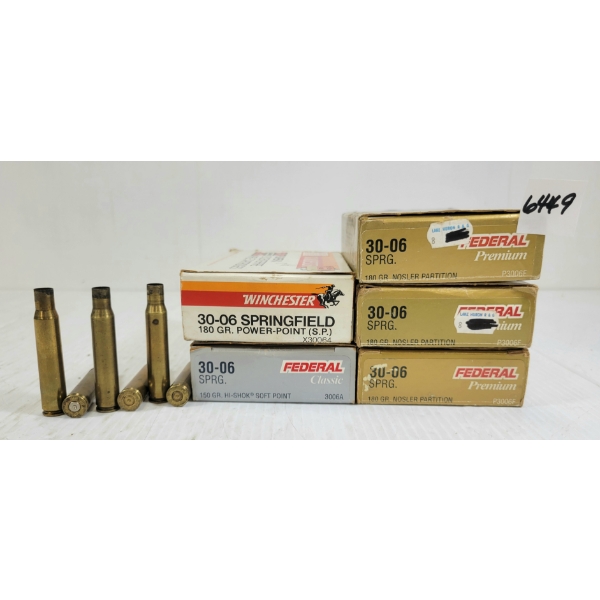 BRASS: 100X MIXED .30-06 SPRG