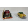 Image 3 : LOT OF 2 - MARX TIN FRICTION & WIND-UP CARS - INCL LITTLE BIG RED HOT ROD FRICTION CAR