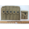 Image 1 : LOT OF 2 - WWII U.S.M.C. THOMPSON S.M.G. ZORD 5-MAG POUCH & U.S COLT M1911 .45 2-MAG POUCH