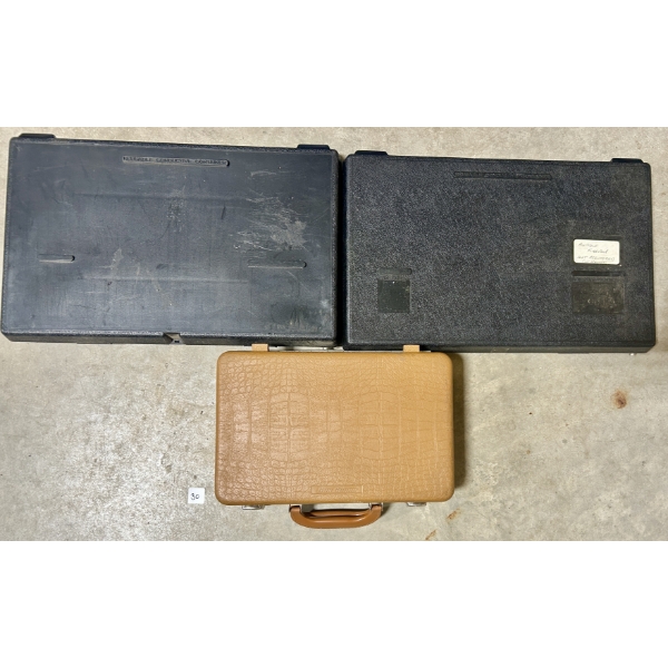 LOT OF 3 - HANDGUN CASES