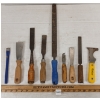 Image 2 : LOT OF 9 - MISC CHISELS & FILES - INCL GROBET, CARLISLE & RICHARD 
