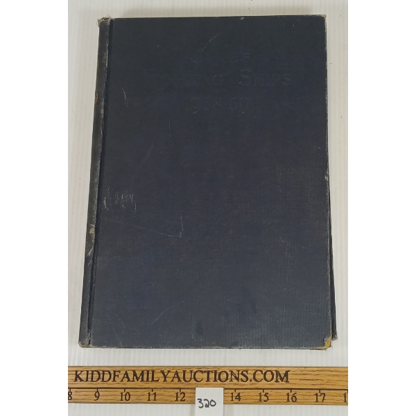 "JANE'S FIGHTING SHIPS 1958-59" BY JOHN HASTIE & CO. - HARCOVER PUBLICATION