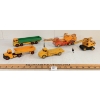 Image 1 : LOT OF 5 - DINKY TOYS DIECAST MODELS - COLES MOBILE CRANE, LEYLAND COMET, LORRY-MOUNTED CRANE, ETC