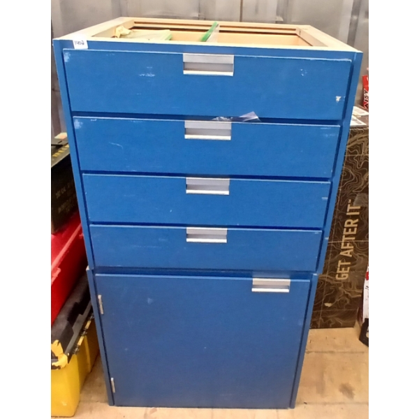 STORAGE CABINET W/ CONTENTS - SEE ALL PICS