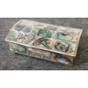 Image 1 : ABALONE SHELL & ALPACA SILVER TRINKET BOX