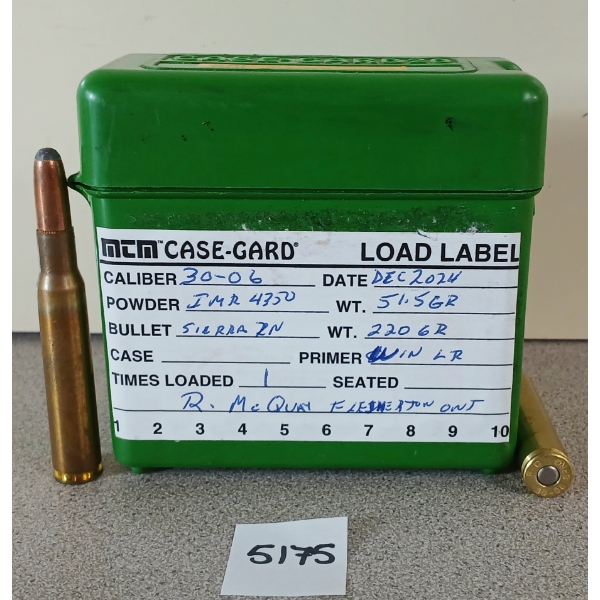AMMO: 20X MIXED .30-06 SPRG - 220GR - RN - RELOADS 