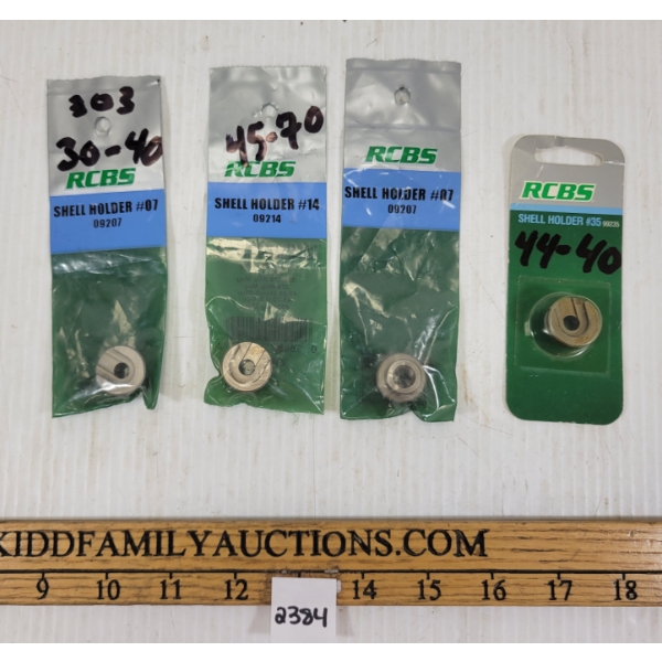 LOT OF 4 - RCBS SHELL HOLDERS - INCL NO.07, 14 & 35