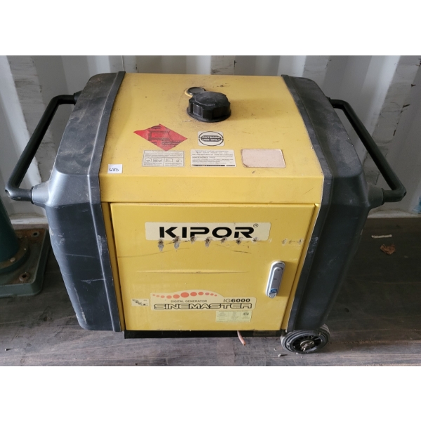 KIPOR SINEMASTER IG6000 DIGITAL GENERATOR