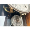 Image 7 : 1915 INGRAHAM "GILA" 8 DAY W/ CALENDAR GINGERBREAD CLOCK