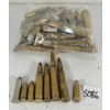 Image 1 : AMMO: APPROX 60X MIXED RIFLE & HANDGUN CARTRIDGES - RELOADS & FACTORY