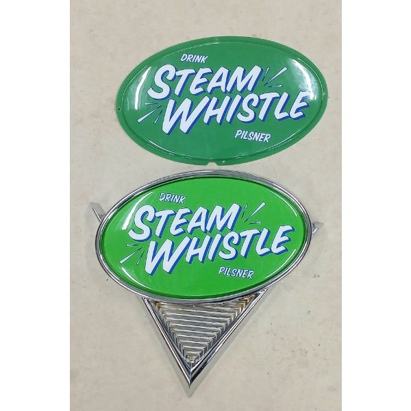 LOT OF 2 - STEAM WHISTLE PILSNER SIGN - INCL SPARE PC