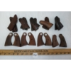 Image 1 : LOT OF 10 - ASSORTED WOOD GRIPS