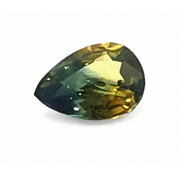 NATURAL BLUE GREEN SAPPHIRE - PEAR