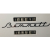 Image 17 : BENNETT GAS PUMP - TEXACO - PORCELAIN DOOR SIGNS