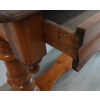 Image 8 : TRESTLE TABLE W/ DRAWER - PINE - C.LATE 19TH CENTURY