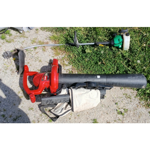 LOT OF 2 - WEEDEATER FEATHER LITE TRIMMER & TORO ULTRA BLOWER VAC