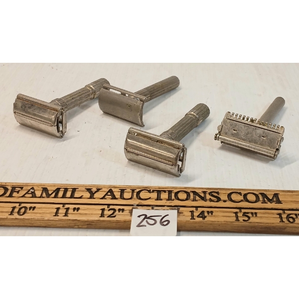 LOT OF 4 - WWII US GILLETTE RAZORS