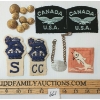 Image 1 : JOB LOT - INDIAN & CDN PATCHES, MISC UNIFROM BUTTONS & CDN DOG TAG