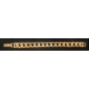 Image 4 : 14K GOLD PLATED ICED OUT CUBAN LINK BRACELET