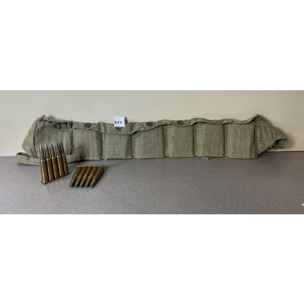 AMMO: 70X TURKISH 7.9X54 WITH BANDOLEER 