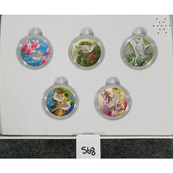 2017 RCM $10 FINE SILVER COIN SET - BIRDS AMONG NATURE'S COLOURS