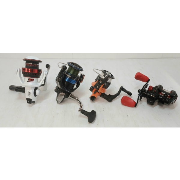 LOT OF 4 - ASSORTED FISHING REELS
