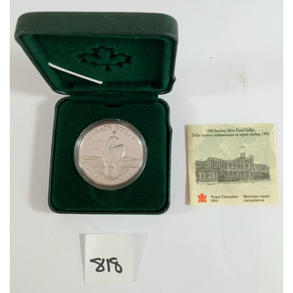 1998 RCM RCMP SILVER DOLLAR - UNCIRCULATED