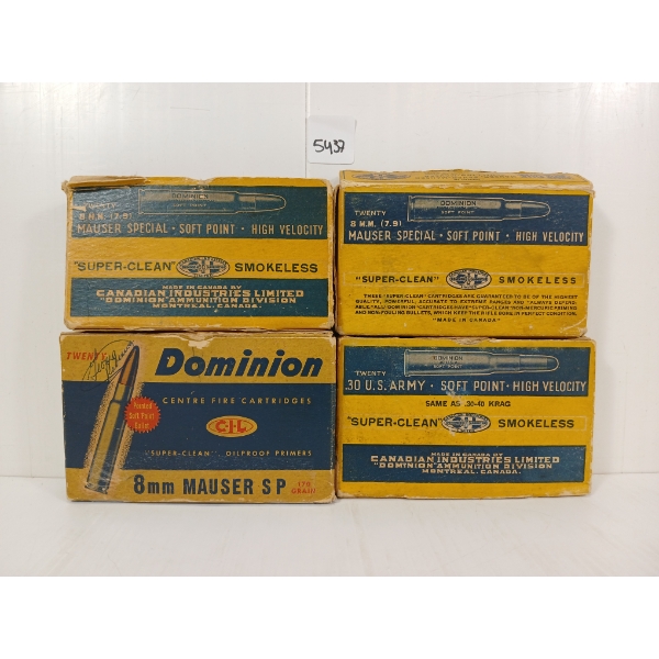 AMMO: 40X CIL 8MM MAUSER - 170GR - SP - INCL COLLECTABLE BOXES