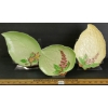 LOT OF 3 - CARLTON WARE FOXGLOVE & APPLE BLOSSOM DISHES