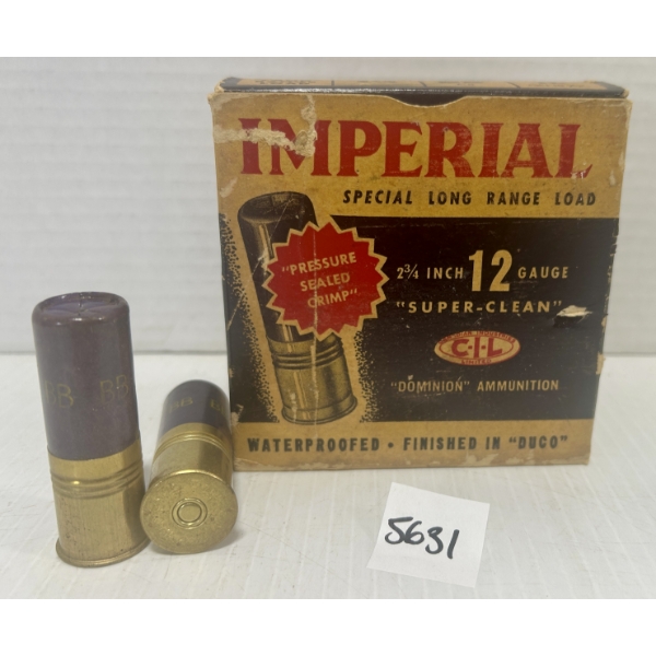 AMMO: 25X CIL IMPERIAL 12 GA 2-3/4IN BB 
