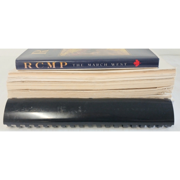 LOT OF 5 - CDN MILITARY TRAINING MANUALS & "RCMP: THE MARCH WEST"