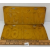 Image 2 : PAIR OF 1933 ONTARIO LICENCE PLATES