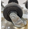 Image 2 : LOT OF 6 - UNKNOWN WHEELS ON CASTERS
