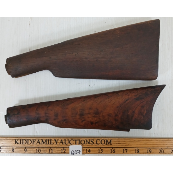 LOT OF 2 -  WINCHESTER 1873 RIFLE BUTTSTOCKS