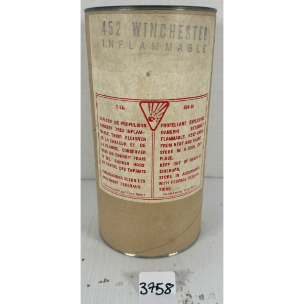 POWDER: 1 LB WINCHESTER 452