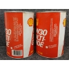 Image 2 : LOT OF 2 - SHELL MOTOR OIL LITRE CANS
