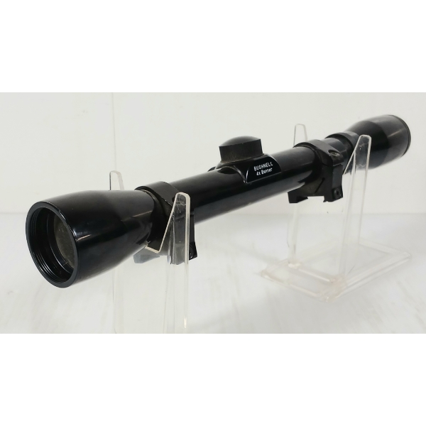 BUSHNELL 4X BANNER RIFLESCOPE W/ RINGS