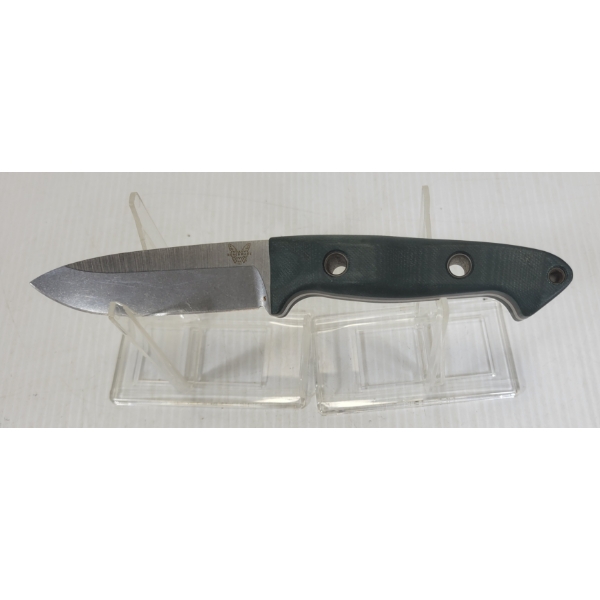 BENCHMADE 162 BUSHCRAFTER FIXED BLADE KNIFE W/ SHEATH
