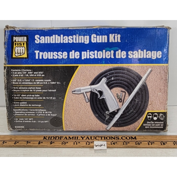 POWERFIST SANDBLASTSING GUN KIT