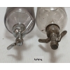 Image 5 : LOT OF 2 - SILK CITY SELTZER CO & UNMARKED - CLEAR ACID-ETCHED - SELTZER BOTTLES