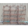 Image 2 : LOT OF 3 - WROUGHT IRON GARDEN SHELF UNITS