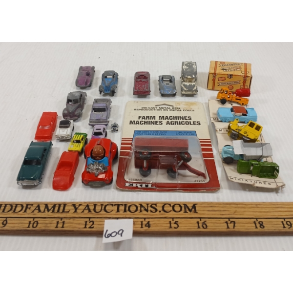 LOT OF 22 - MISC VEHICLES - INCL TOOTSIE TOY
