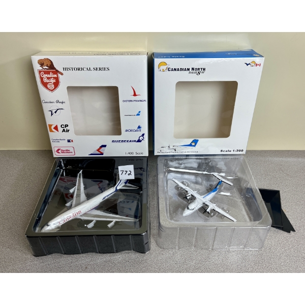 CANADIAN NORTH DASH-8 AND CANADIAN B747-400 MODELS