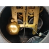 Image 5 : SETH THOMAS BLACK MANTEL 8 DAY CLOCK
