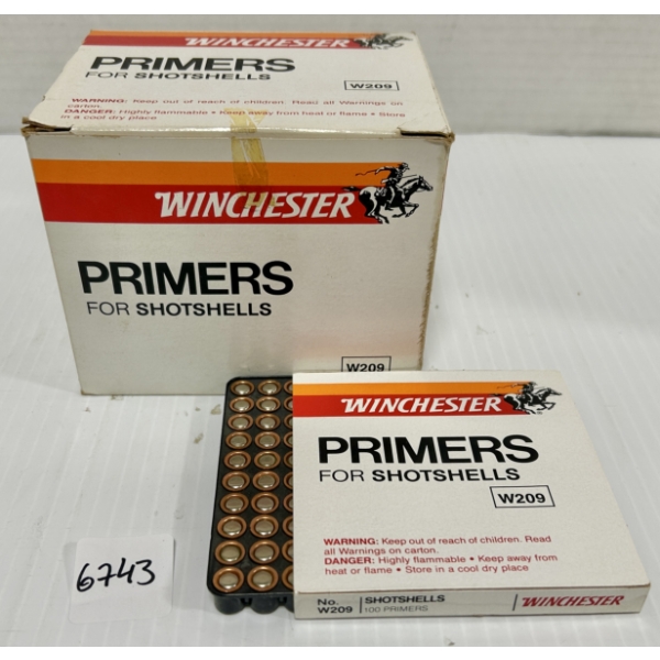 PRIMERS: 1000X WINCHESTER NO. 209 SHOTGUN