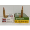 Image 1 : AMMO: 40X REMINGTON & W-W SUPER X .22-250 REM - 55GR - HP & PSP