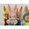 Image 3 : LOT OF 6 - KNICKERBOCKER PLASTIC BUNNY COINBANKS